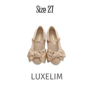LUXELIM SZ 27 Victoria bow shoes